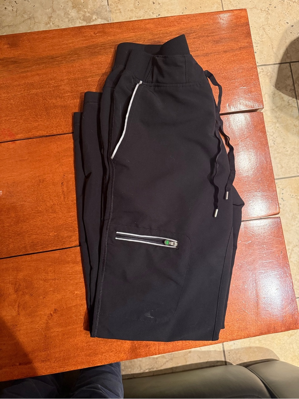 healing hands black scrub bottoms